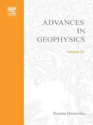 cover image of Advances in Geophysics